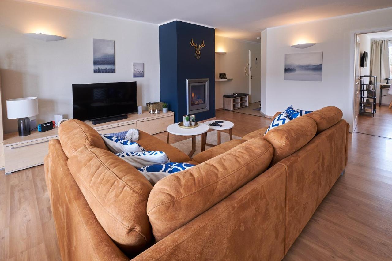 Fleesentraum Seeadler Grand Maisonette - Fuer Golfer Und Familien - Sauna Kamin Balkon Nintendo - Hunde Willkommen! Goehren-Lebbin Luaran gambar